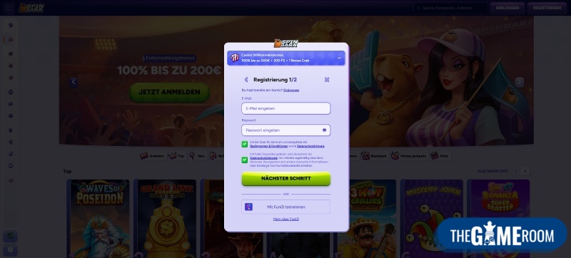 Registrierung im Online Casino mit Skrill
